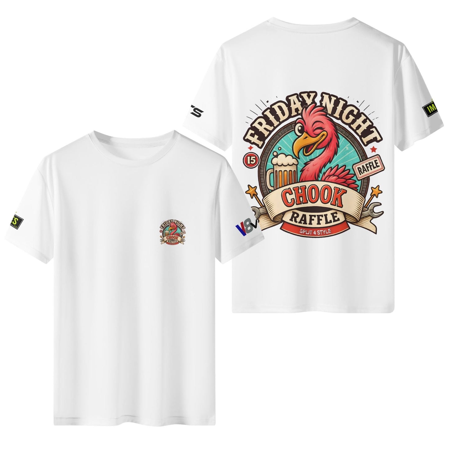 V8 Vets - Friday Night Chook Raffle Unisex Shirts