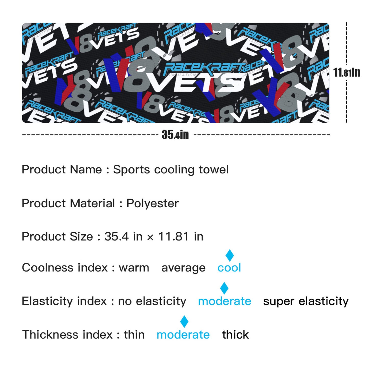 Quick Dry Sports Cooling Towel