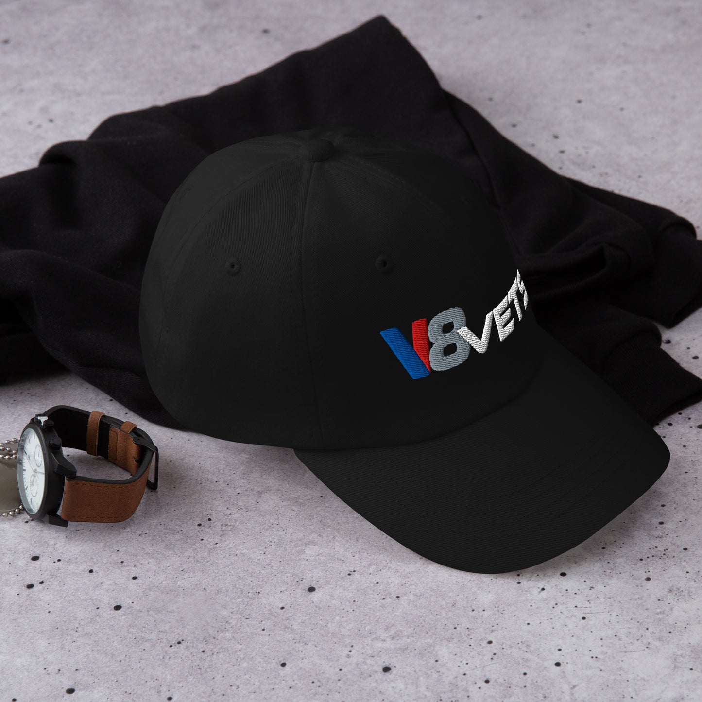 V8 Vets - Premium Embroidered Baseball Cap