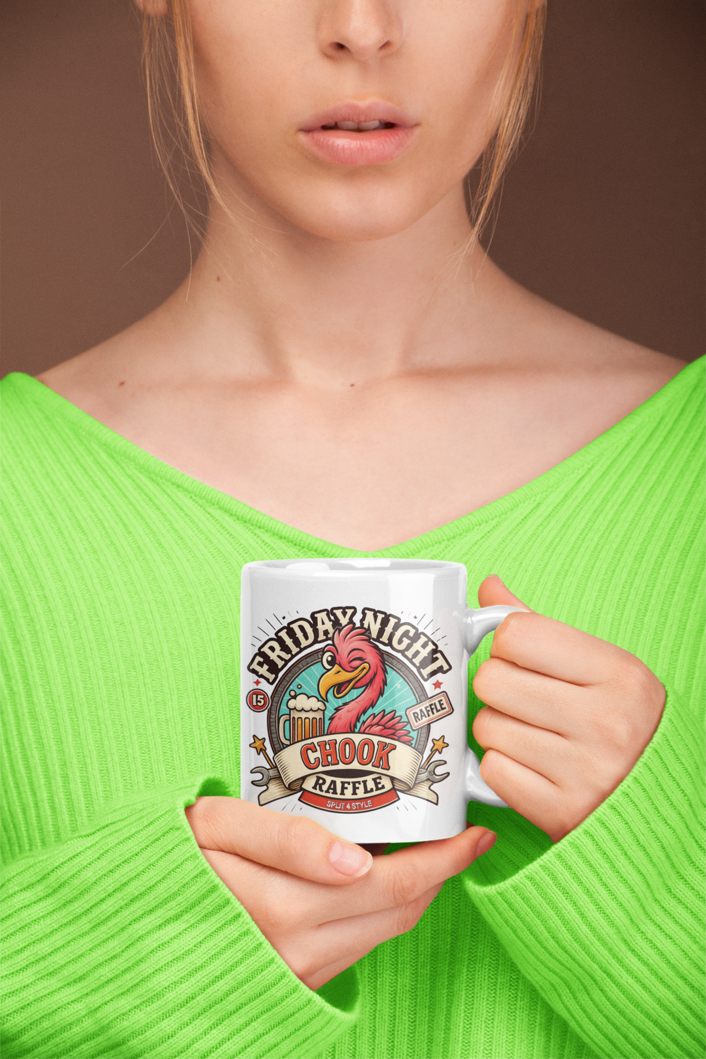 V8Vets - Friday Night Chook Raffle Coffee Mug