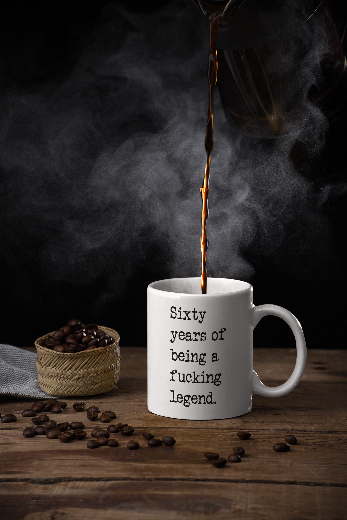 60 Years of Being a Legend - Funny Ceramic Mug - Perfect Grandparent Gift